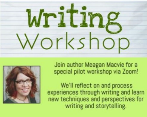 Writing workshop hosted by Meagan Macvie